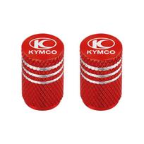 Motorcycle Tire Valve Airtight Caps Covers For KYMCO Xciting 250 300 400 AK550 CT250 CT300 S400 Downtown 125i 350i X-Town Kxct raudona