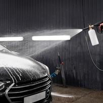 Feb.PA Foam Pot, High-Pressure Car Wash Water Gun, Copper Valve Core, Multi-Functional Stainless Steel Nozzle