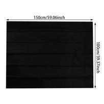 Removable Window Darkest Blocking Light Film Cloth DIY Total Blackout Glass Privacy Darkening Window Sticker HeatInsulation