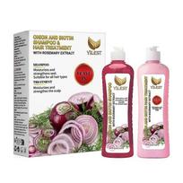 Onion Shampoo Care Set 248ml Onion Extract Biotin Nourishing Deep Cleaning Repair Damage Long Lasting Moisturizing Hair Care