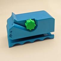 Cardboard Cutter for Cat Scratchers Without Blades, 3D Printed Cutter Blade not included, purchase separately Blue【Without blade】
