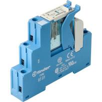 Relės modulis su varžtiniais gnybtais 1CO 16A/24V DC/Agni/LED/diodas 4C0190240050