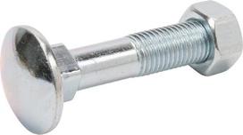 Kupolinis varžtas su veržle M16x60 4.6 ZP 6031660P025
