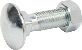 Kupolinis varžtas su veržle M16x80 4.6 ZP 6031680P025