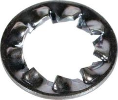 Dantyta fiksavimo poveržlė M10x18x0.9 plieninė cinkuota DIN 6798 Kramp 6798J10