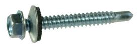 Savisriegis varžtas 6.3x125 mm 10 mm šešiakampė galvutė su flanšu DIN 7504 Kramp 7504KNEO63125P100