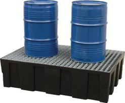 Nuvarvėjimo padėklas plastikinis juodas 224L, 600kg, 1205x805x330mm Cemo 8277CEMO