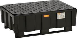 Nuvarvėjimo padėklas plastikinis juodas 224L, 600kg, 1205x805x440mm Cemo 8284CEMO