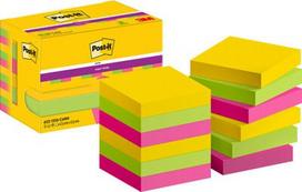 Lipnūs lapeliai 3M Post-it® Super Sticky Carnival, 47.6mmx47.6mm 12 vnt. po 90 lapelių
