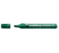 Permanentinis žymeklis Edding 2200C, kirstu galiuku, 1-5mm, žalios spalvos