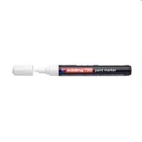 Žymeklis Edding 790, lako pagrindu, apvaliu galiuku, 2-3mm, baltos spalvos