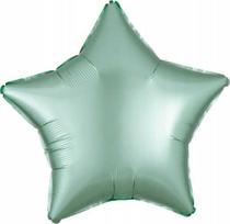 AMSCAN folijos balionas Luster Mint Žalias star 48cm 9914109