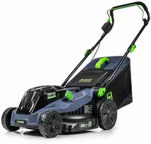 Akumuliatorinė vejapjovė Wuber W04802, 38 cm; 40 V; su 2 akumuliatoriais ir įkrovikliu