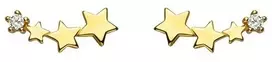 Stilingi auskarai Orion Gold
