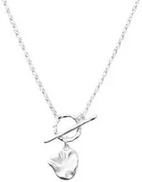 Sidabrinis kaklo papuošalas Knot