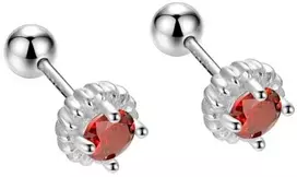 Helix auskarai Nova Raudona