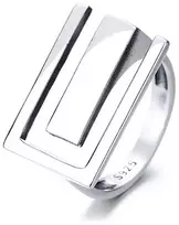 Sidabrinis žiedas Tangle