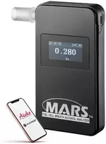 Elektrocheminis alkotesteris „Mars Bluetooth“ su juodais dažais
