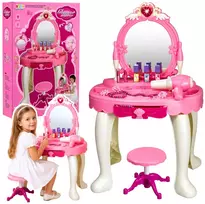 Lean Toys Vaikiškas staliukas rožinis