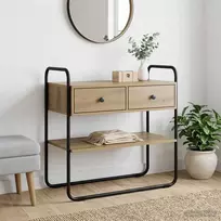 Konsolinis stalas Artisano ąžuolo 80 x 40 x 75 cm
