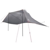 Automobilių palapinė su stogu Pilka ir oranžinė 350 x 250 cm