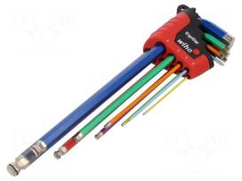 Wrench: hex key-set | spherical | MagicRing® | 9pcs.