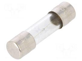 Fuse: fuse | glass | 1A | 250VAC | time-lag | 5x20mm | brass | bulk