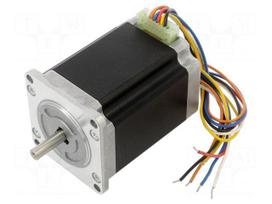 Motor: DC | 2-phase,stepper,unipolar | 24VDC | step 1,8° | 1.27Nm | 3A