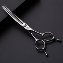 Jargem Curved Chunkers 6,5 "- profesionalios vienpusės filiravimo žirklės, sulenktos 18 dantukų