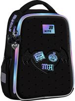 Forminė kuprinė KITE Monster High, auganti, M, 38 cm, juodos sp.