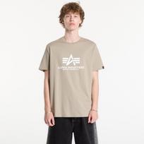 Alpha Industries Basic T-Shirt Vintage Sand - Dydis M (100501-679 Marškinėliai)