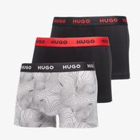 Bokserki Hugo Boss Trunk Triplet Design Black - Dydis L (50532550-063 Šortai)