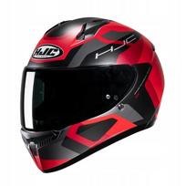 HJC C10 TINS BLACK/RED motociklinis šalmas