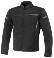 MOTOID MESH II BLACK vyriška tekstilinė motociklininko striukė