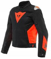 Vyriška tekstilinė motociklininko striukė Dainese Energyca Air Tex, juoda/raudona