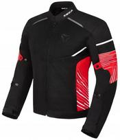 SECA SUMMER WAY BLACK RED tekstilinė motociklininko striukė XL
