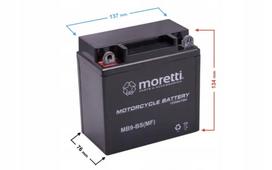 NAUJAS AKUMULIATORIUS 9AH MORETTI MB9 BS GELINIS AGM QUAD ATV Martinelli