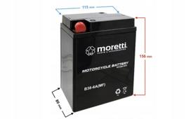 Akumuliatorius Moretti AGM (GEL) MB38-6A Martinelli