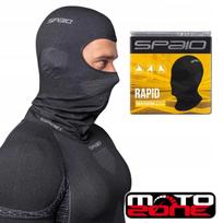 Termoaktyvi motociklininko kaukė SPAIO Rapid, orui laidi, pilka, S/M