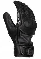 Motociklininko pirštinės KNOX ORSA LEATHER MK3 juodos vyriškos
