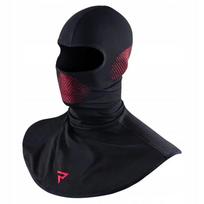 Termoaktyvi motociklininko kaukė Rebelhorn Therm II juoda/raudona