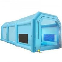 Pripučiamas dažymo paviljonas 12x5x4 m mėlynas