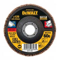 Šlifavimo diskas Dewalt 125mm, 60 grūdėtumo