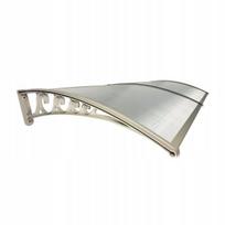 Stogelis virš durų Metal-gum, 200x100 cm, pilkas