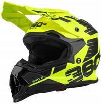 Krosinis viso veido šalmas 360° FLUO M 57-58cm, M