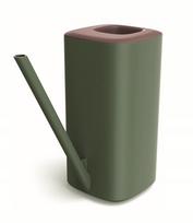 Plastikinis gėlių laistytuvas 1,6 l, siauru snapeliu, žalia/ruda, 1,6 l