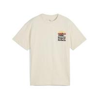 PUMA laisvalaikio marškinėliai berniukams MID90S PUMA GRAPHIC Tee IV B Alpine Snow - 68515387, balti