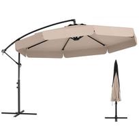 Costway Lauko skėtis 300 cm, smėlio spalvos