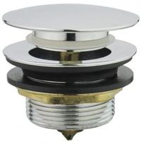 Click-clack vonios ir dušo padėklo nutekėjimo kamštis 72 mm chromas