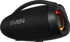 Nešiojama garso kolonėlė SVEN PS-375, juodas, galia 30+2x15W (RMS), TWS, Bluetooth, USB, ličio baterija